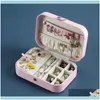 Jewelry Packaging & Display Jewelryjewelry Pouches Bags Travel Portable Box Earring Ring Necklace Lipstick Storage Drop Delivery 2021 4Yqa3