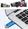 Kortläsare Ny lättare formad bärbar USB 2.0 Adapter Micro SD SDHC Minneskort Reader Writer Flash Drive