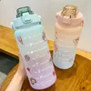 2000ml sportvattenflaska resor bärbar läckage bestämd drinkware plast dricka flaskor bpa gratis fitness gym protein shaker garrafa