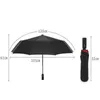 Paraply Parasol Kvinnors Sun Automatisk vikning Tio ben Förstärkt manlig Kvinna Vindskyddat Double Rain 210721