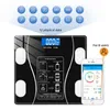 Badkamer Vloer Body Scales Draadloze Bluetooth-schaal Smart Digital Gewichtsschaal BMI Body Samenstelling Analyzer H1229
