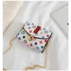 Barn väska modedesigner tryck mini fyrkant vacker pop flicka prinsessan messenger väskor tillbehör handväska plånbok handväska g319085970376