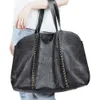 Shoulder Handbag Women's Large Capacity Tote Travel Shopping Bag Copy Rivet Desgin Casual Female Leather