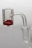 Vintage Vintage Glass Water Bong Fumando tubo Termocrômico Banger 45 90 graus com masculino 14mm 19mm para fumar cachimbo de água