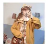 Primavera coreana mulher blusas cardigan cor sólida v-pescoço de manga longa de malha camisola mulheres outono roupas knitwear cosplay tops 210922