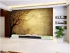 Beställnings- foto bakgrundsbilder 3d väggmålningar tapet modern abstrakt stor träd dekorativ målning bakgrund väggmålning väggpapper