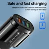 Chargeur mural adaptateur de voyage Charge rapide Multi USB adaptateurs de téléphone ue US Portable Charge rapide QC3.0 3 Ports pour Smartphone