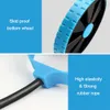 AB Wheel Roller Stretch Elastic Abdominal Med Motstånd Dra Rope Verktyg Muskel Trainer Övning Hem Fitness Utrustning ABS Rollers Workout Core Strength Training