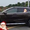 Décorations de Noël créatives autocollant autocollants en verre de fenêtre de voiture