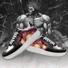 DIY Anime Schoenen Yujiro Hanma Sneakers Baki Custom Casual Running Sport Lopen Lichtgewicht Tennis