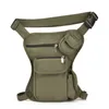 Uomini Canvas Drop Leg Bag Vita Casual Pack Cintura Hip Bum Viaggi militari Multiuso Messenger Borse a tracolla Ciclismo tattico WK855