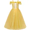 Bell Halloween snow and ice beauty and beast bell princess dress girl performance dress