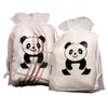 Frosted Plastic Empty Package Bags for Kids Towel Portable Travel Clothing Drawstring Pouch Bath Sundries Organizer