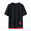 Mode Märke Hip Hop Men T-shirts Sommar S-tröja Casual Solid Tshirts Street Clothing Tee Shirts 220309