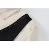 Frauen Hemdkleid mit aushöhlen Weste Langarm Revers Korean Chic Vestidos Weibliche Baggy OL Mode Frühling Pop Kleider 210515
