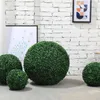 Dekorativa blommor kransar konstgjorda växt topiary boll faux boxwood bollar för trädgård balkong trädgård bröllop och heminredning245w