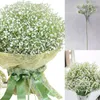 Couronnes de fleurs décoratives 6 pièces souffle de bébé artificiel fausse fleur en soie maison mariage jardin décor