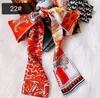 18 Styles Ladies Classic Silk Scarf Turban Luxury Brand Designer Letter Cartoon Printing High Quality Silk Scarf Jewelry Accessori6761861