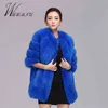 Fashion Luxury Faux Fur Coat Women Plus Size S-4XL Winter Coat Thick Warm Fake Furry Fur Jacket Coats chaqueta mujer 211110