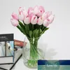 Couronnes de fleurs décoratives 10 pièces tulipes artificielles toucher réel artificiales para decora mini tulipe pour la décoration de mariage à la maison fleurs1 expert des prix d'usine