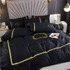 Super Soft Touch Bedding Sets 4 Season Comfortable Quilt Cover High Quality Embroidery Designer Bed Comforters Set King Size