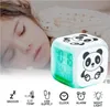 Kinderbett-Wecker-Wecker-Panda-Muster-LED-Digitalanzeige 7 Farbwechsel Light Night Glowing Clocks RRD12348