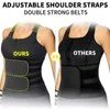 Women Waist Trainer Vest Neoprene Body Shaper Sauna Sweat Suit Slimming Sheath Fitness Workout Corset Top Shapewear Trimmer Belt 211112