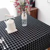 테이블 헝겊 린넨 농촌 사각형 옷 직사각형 디너 커버 커피 티 홈 장식 섬유 210626