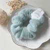 Duże Plush Hair Scrunchies Velvet Polar Elastyczne Krzyki Scrunchy Zespoły Bobles Ponytail Holder Koło Liny Hairband Akcesoria do włosów Boże Narodzenie Gift G115LW3