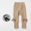 Leggings Collant Bambini039s Collant Inverno Addensato Onepiece Pantaloni Velluto Papillon 110Y Bambina Calda Super1783689