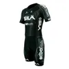 Racing Sets Sila Team Custom Skating Anzug Haut Männer Speed Roller Skate Triathlon Set Ciclismo Overall Kein Kissen