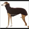 Vêtements Accueil Jardin Drop Livraison 2021 Col haut Vêtements pour animaux de compagnie pour chiens de taille moyenne Hiver Chaud Big Dog Manteau Pharaon Hound Great Dane Pull