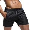 Мужские быстрые сушки короткие штаны пляжные шорты бассейн бортовые полосатые серфинг пляжный волейбол короткие брюки мужские шорты и боксеры кармана X0316