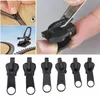 6st / set Instant Zipper Universal Instant Fix Zipper Reparation Kit Byte Zip Slider Tänder Räddning Nya Design Zippers för Sy