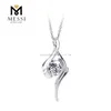 MSI Schmuck MS-209 1.0carat CVD 18 Karat 14K Weißgold Halskette AU750 Labor Diamant Halskette