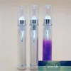 15ML Empty Cosmetic Syringe Bottle Silver White Airless Tube Facil Essecce Eye Cream Emulsion Vacuum Packaging Container