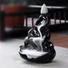 Fragrance Lamps Ceramic Incense Burner Smoke Waterfall Holder Backflow Stick Burners Decor Home Furnishings Buddha Hall Creative Gift