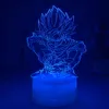 3D Z Goku Rysunek Nightlight Dla Dzieci Dekoracja Sypialnia Unikalny Dziecko Prezent Urodzinowy Anime Led Night Light Factory Dropshipping