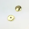15 mm Charm 3 Estilo Diseño Clásico Pendientes de botón de alta calidad Joyería del banquete de boda Pendiente de plata Accesorios traseros con bolsas de joyería Pochette Bijoux al por mayor