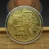 125pcs Gold s Arts Crafts Creative Souvenir Bit-coin Diameter 40mm Collectible Bit Coin Collection Physical Golden Commemorative Coin;DHL Delivery3331085