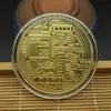 125pcs Gold s Arts Crafts Creative Souvenir Bit-coin Diameter 40mm Collectible Bit Coin Collection Physical Golden Commemorative Coin;DHL Delivery1517405