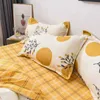 Fashion Bedding Set luxury Pink love Family Set Sheet Duvet Cover Pillowcase Full King Single Queen,bed set 211007