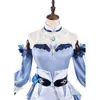 Genshin Impact Qin Cosplay Costume Maillots de bain Tenues Halloween Carnaval Costume Y0903