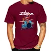 Camisetas masculinas The Muppet Show Zildjian Drums Men Black T-Shirt M-3Xl Wholesale Tee Shirt