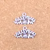 92st Antik Silver Bronze Plated Volleyball Mamma Charms Pendant DIY Halsband Armband Bangle Fynd 13 * 23mm