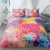 Mandala sängkläder uppsättning Duvet Cover Bohemian Bedspreads säng uppsättningar 210319