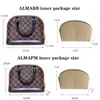 For Alma BB bag Insert Organizer Makeup Small Handbag Organize Inner Purse Portable Cosmetic bing Shell bag organizer Christmas 210903