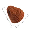 Solid Color Wild Knitted Hat Fashion Female Needle Autumn Winter Woolen Hats Unisex Thick Warm Light Board Hedging Melon WH0027