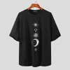 Homens camisetas Verão Impressão Homens Camiseta Streetwear O Pescoço Manga Curta Casual Básico Tee Tops Respirável Solto 2021 Camiset2727