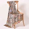 2021 Spring for Women 135*135cm 100% Natural Silk Square Scarves Wrap Shawl Luxury Neckerchief Head Scarf Bandana